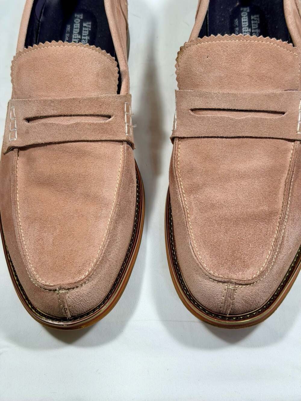 Vintage Foundry Co. Men's Rose Suede Penny Loafers size US 12 Style VF1166-SE - Picture 2 of 9